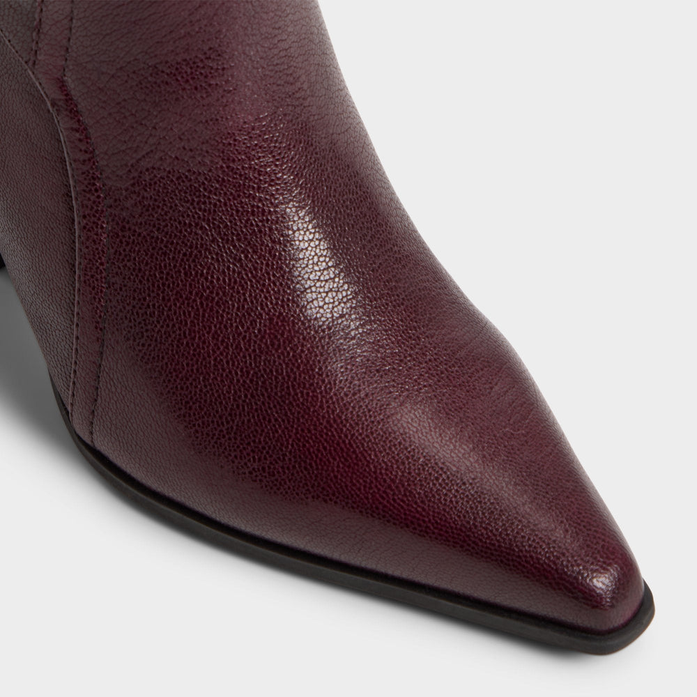 Aldo Saddle in Bordo - Knee-high boot, Block heel