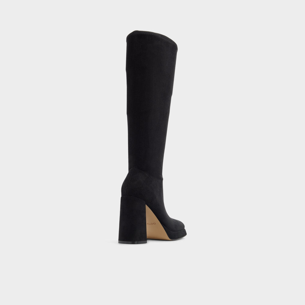Aldo Gisselle in Black - Knee-high boot, Platform