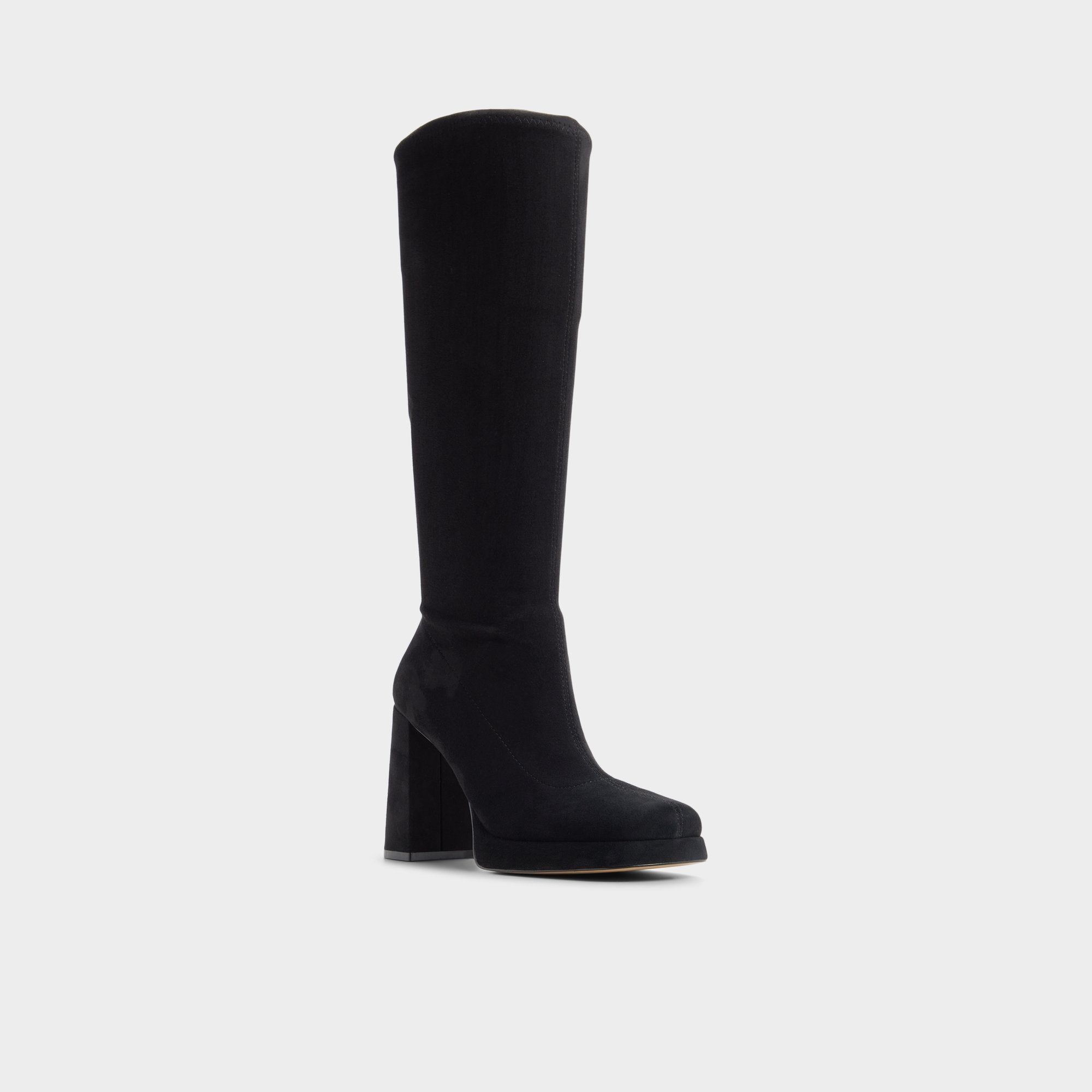 Aldo Gisselle in Black - Knee-high boot, Platform