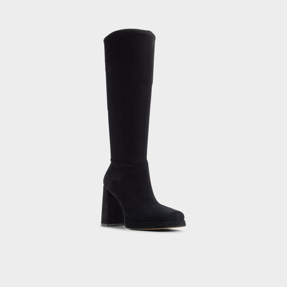 Aldo Gisselle in Black - Knee-high boot, Platform