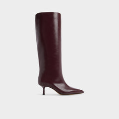 Aldo Selora in Burgundy - Knee-high boot, Stiletto heel