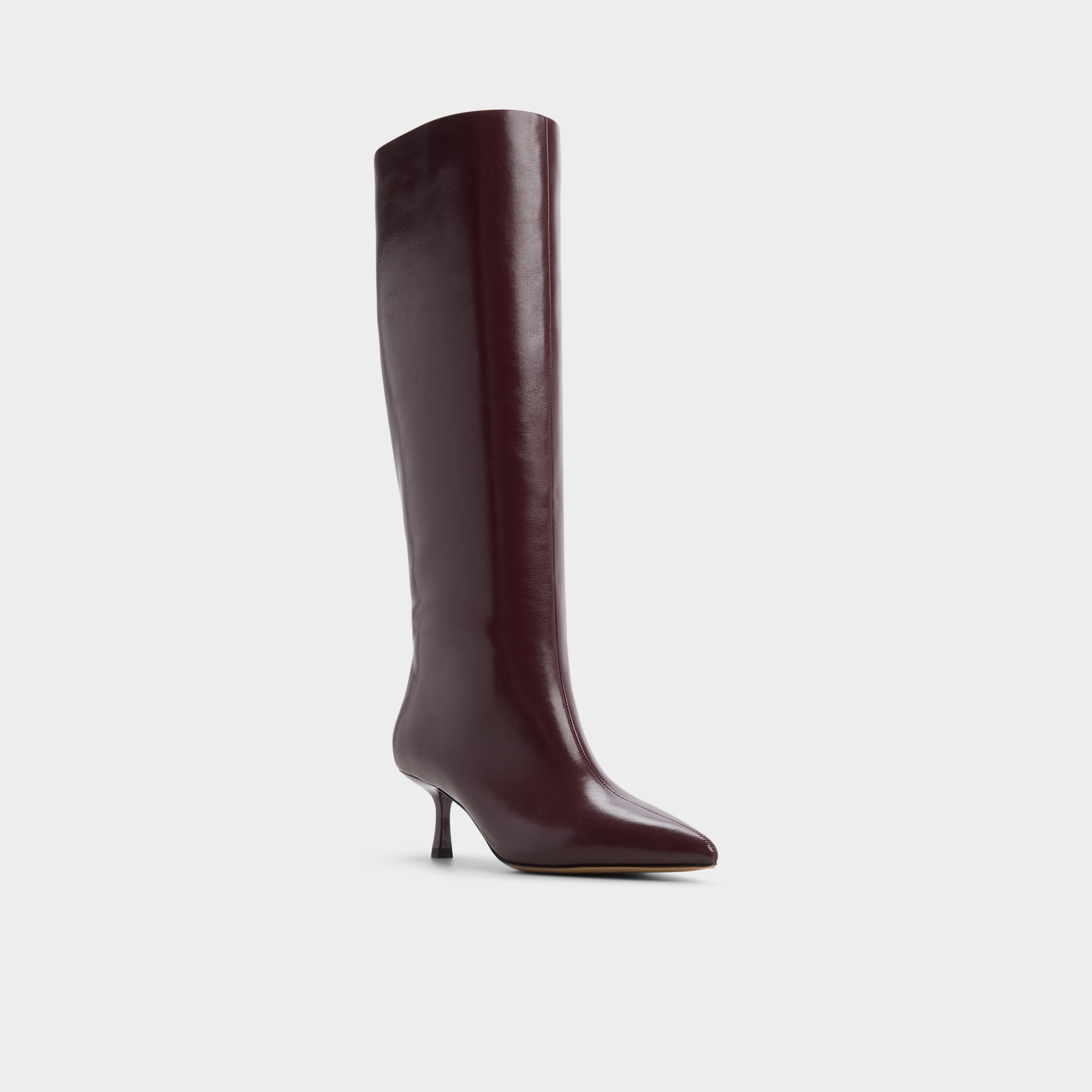Aldo Selora in Burgundy - Knee-high boot, Stiletto heel