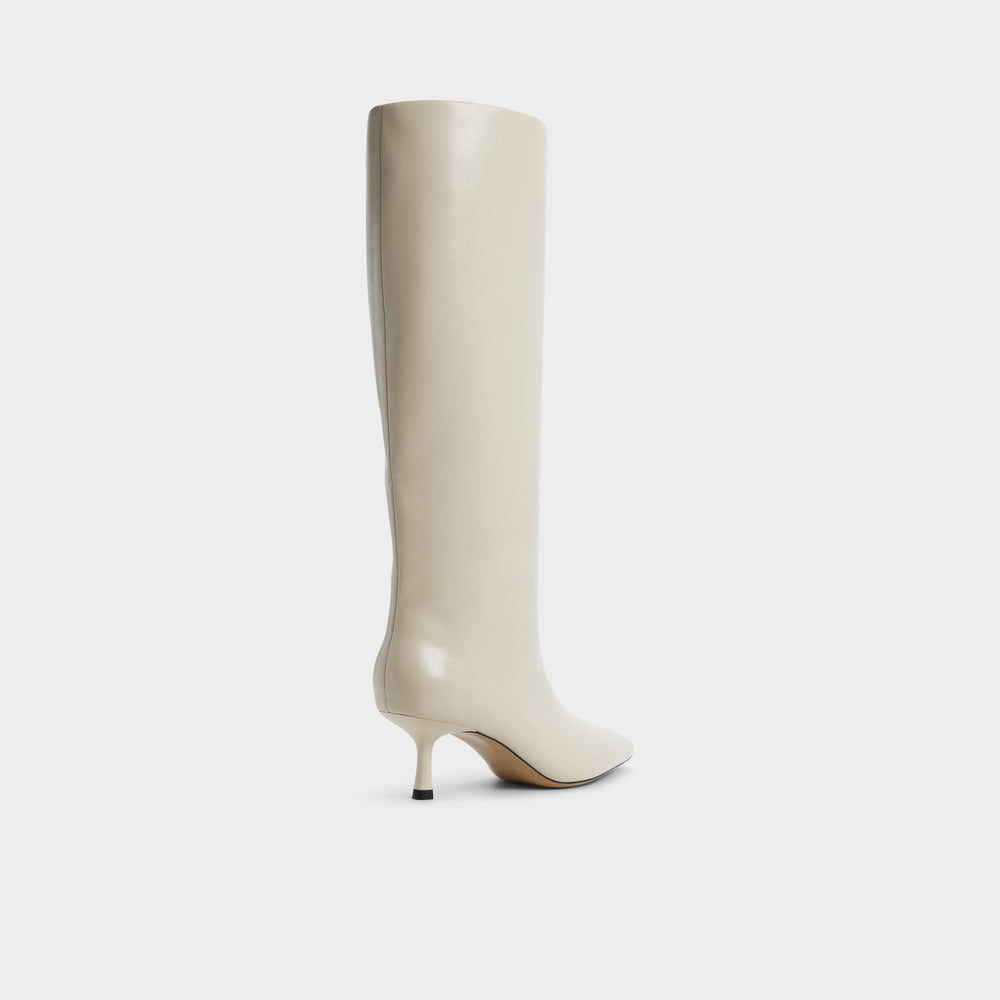 Aldo Selora in Cream 14166956 - Knee-high boot, Stiletto heel