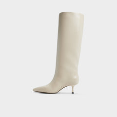 Aldo Selora in Cream 14166956 - Knee-high boot, Stiletto heel
