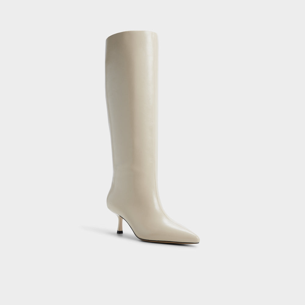 Aldo Selora in Cream 14166956 - Knee-high boot, Stiletto heel