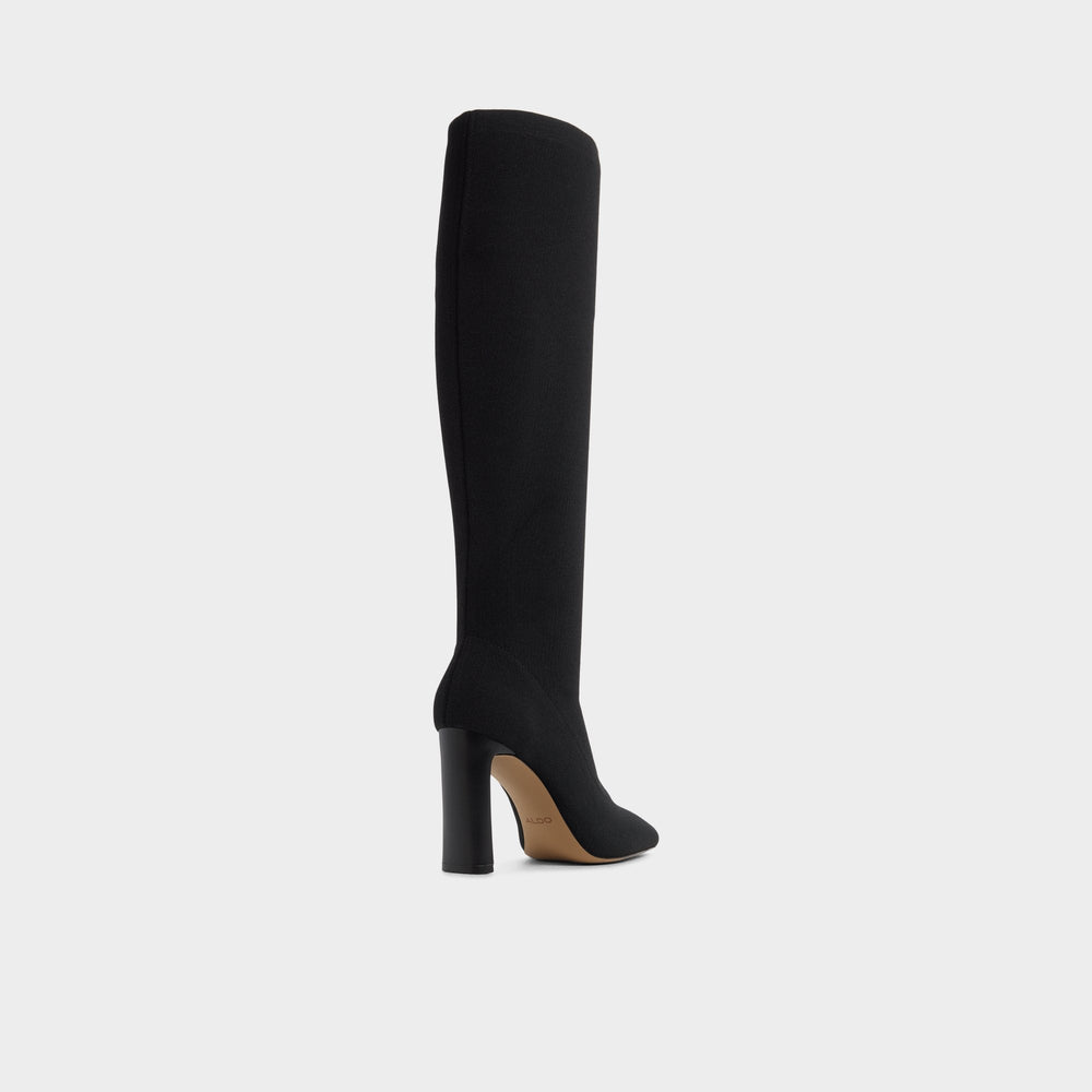 Aldo Lennora in Black - Knee-high boot, Stiletto heel