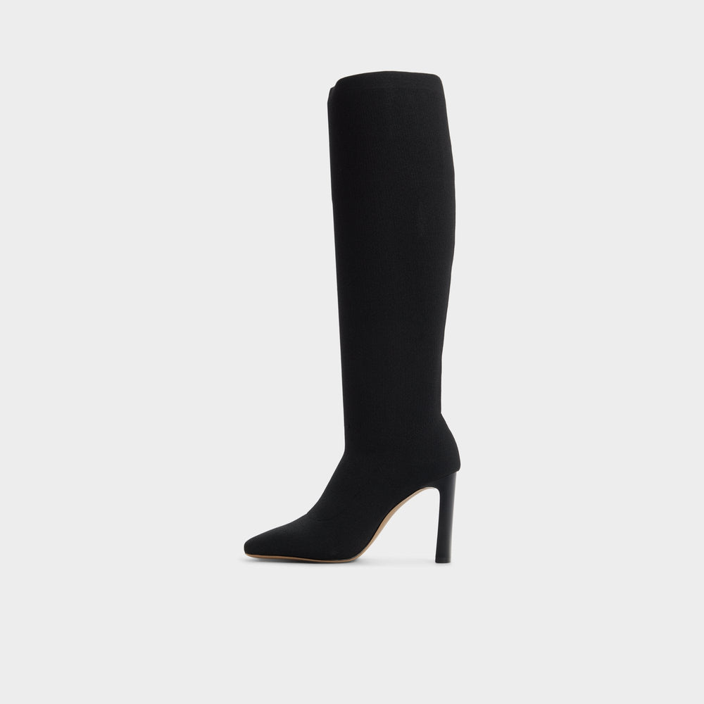 Aldo Lennora in Black - Knee-high boot, Stiletto heel