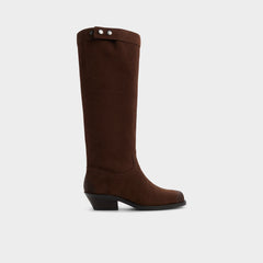 Aldo Emberlyn in Dark Brown 14163446 - Knee-high western boot, Cup sole