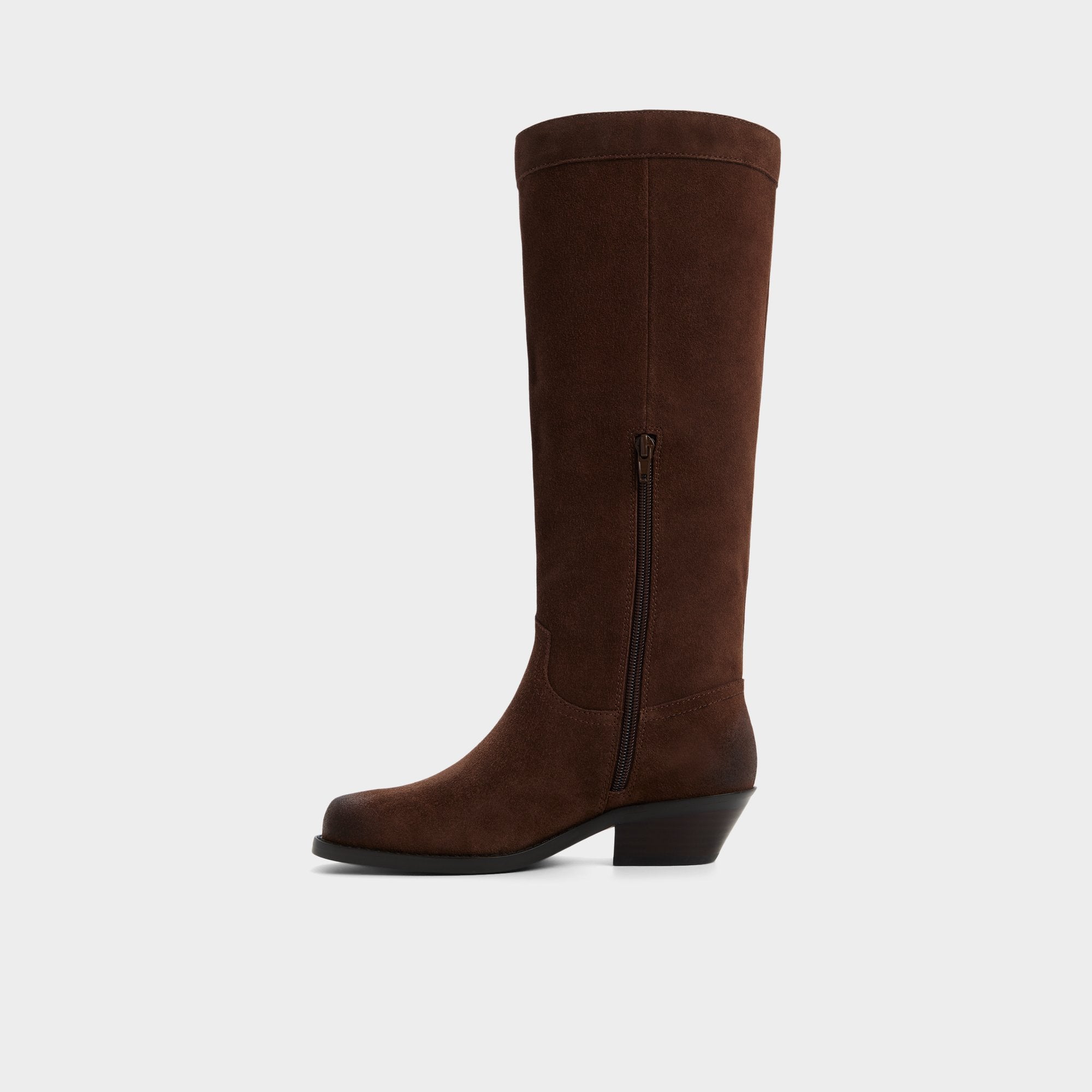 Aldo Emberlyn in Dark Brown 14163446 - Knee-high western boot, Cup sole