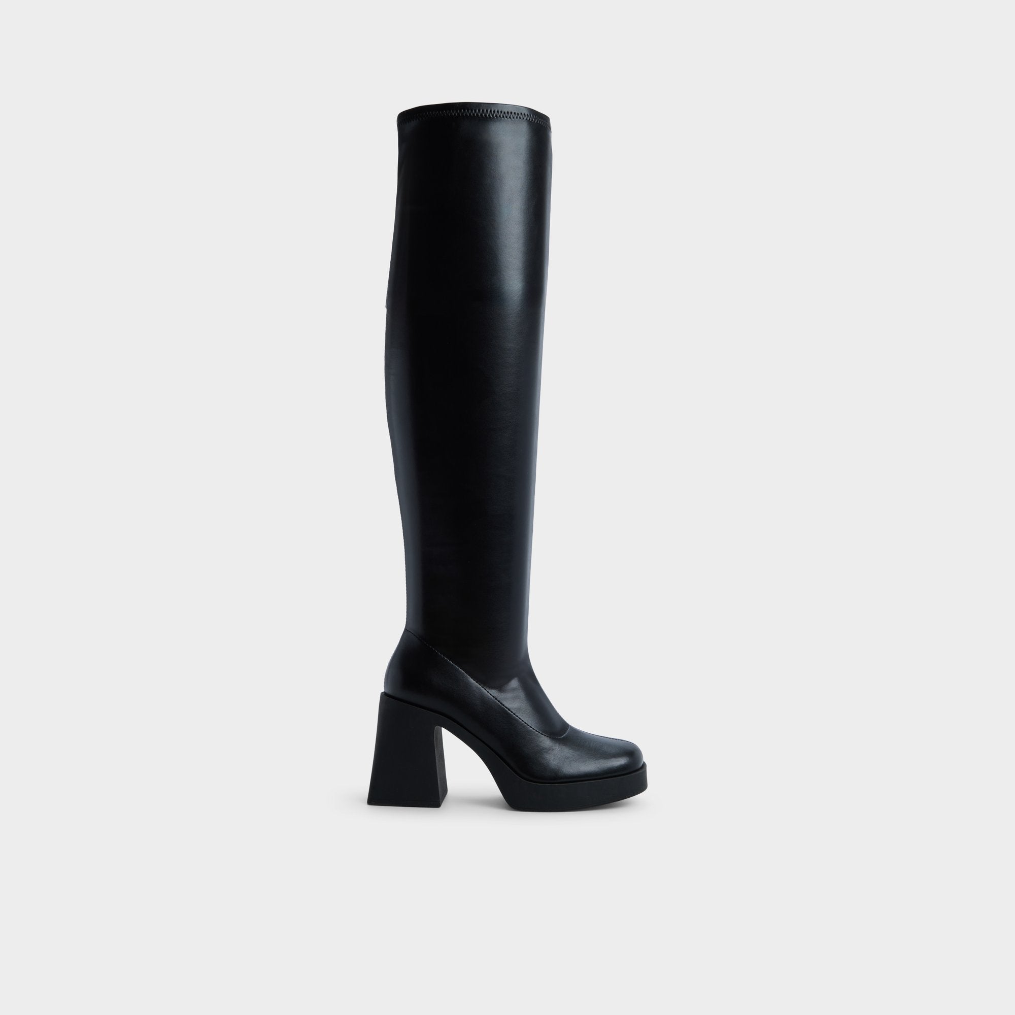 Aldo Maritza in Black - Over-the-knee boot, Platform