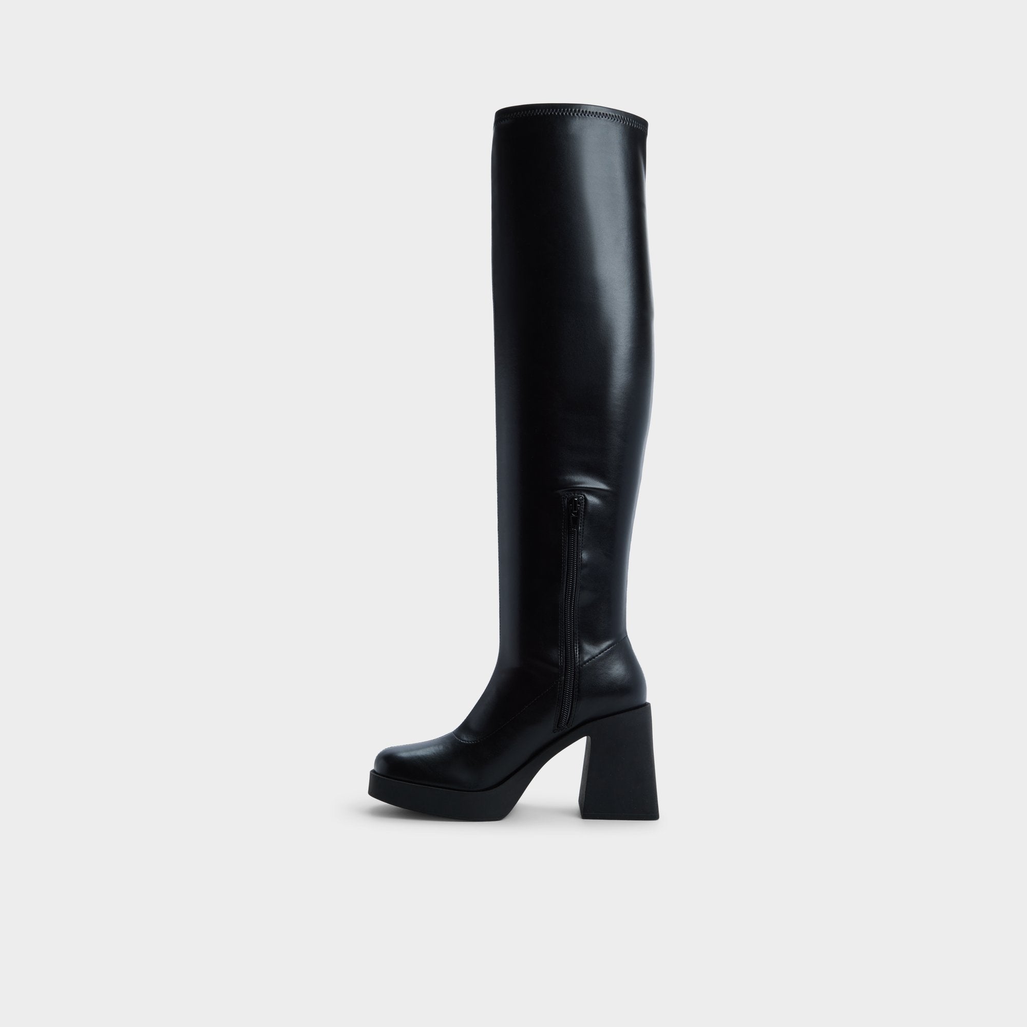 Aldo Maritza in Black - Over-the-knee boot, Platform