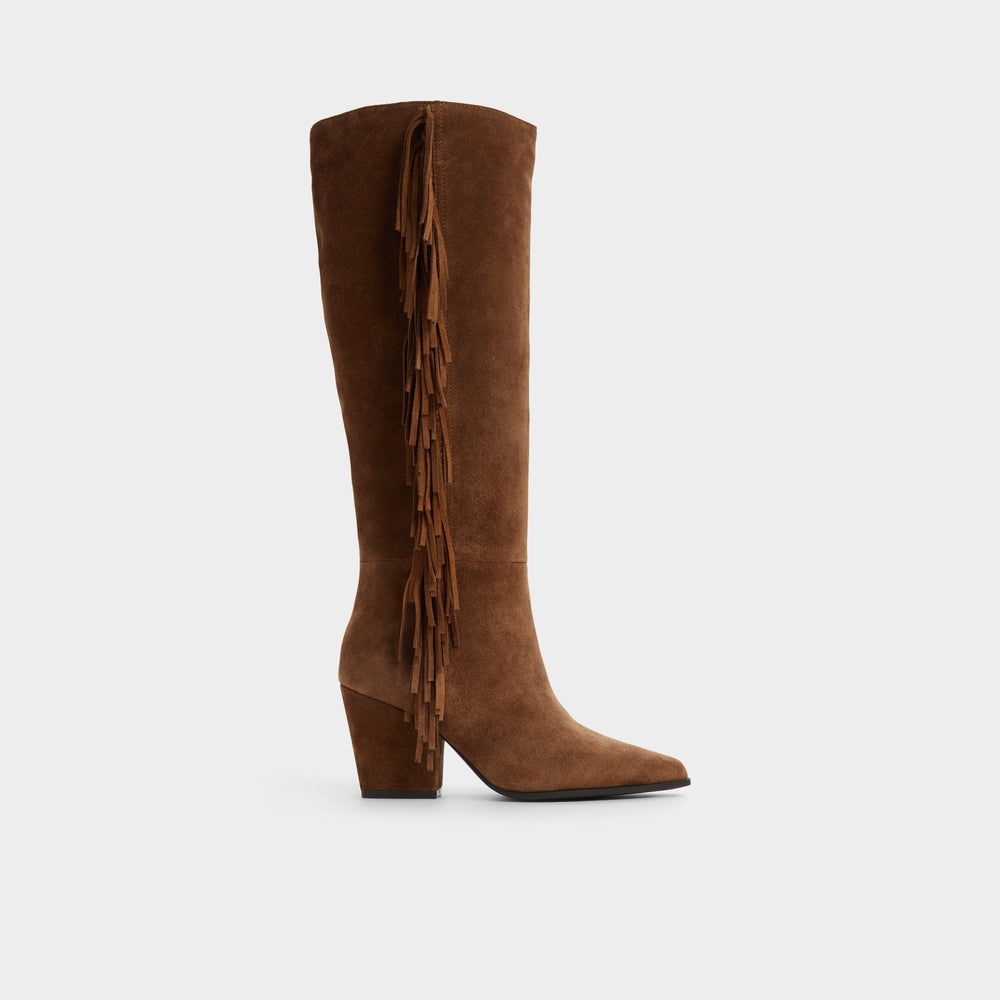 Aldo Kaelya in Dark Brown - Knee-high boot, Block heel