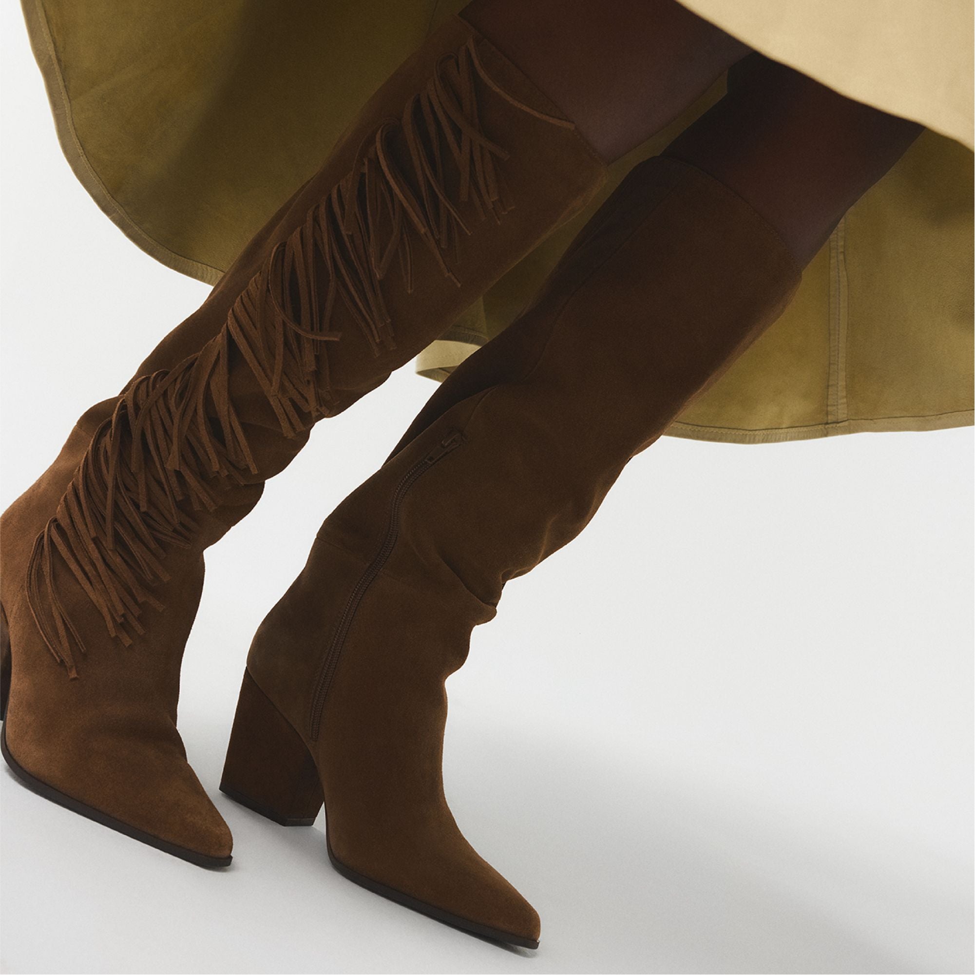 Aldo Kaelya in Dark Brown - Knee-high boot, Block heel