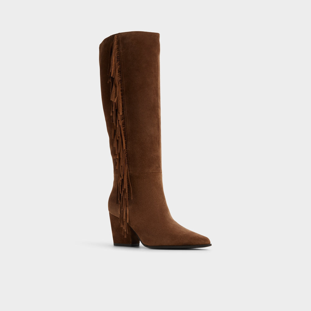 Aldo Kaelya in Dark Brown - Knee-high boot, Block heel
