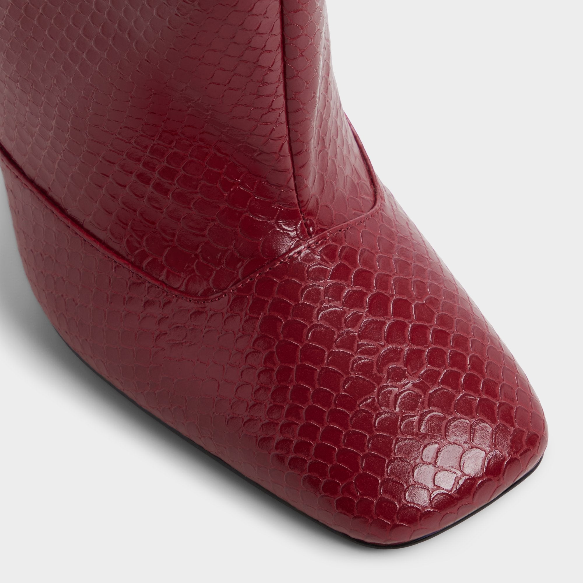 Aldo Aleena in Dark Red - Knee-high boot, Stiletto heel
