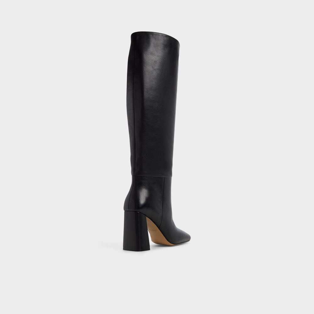 Aldo Helana in Black - Knee-high boot, Block heel