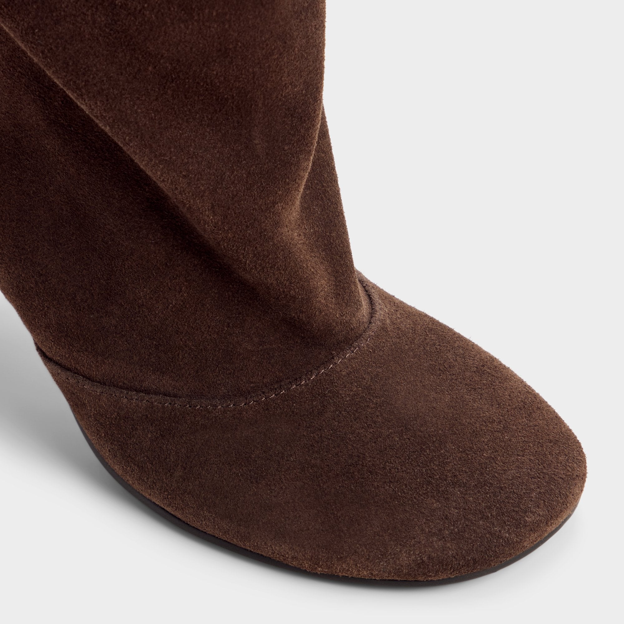 Aldo Frankey in Dark Brown - Knee-high boot, Stiletto heel