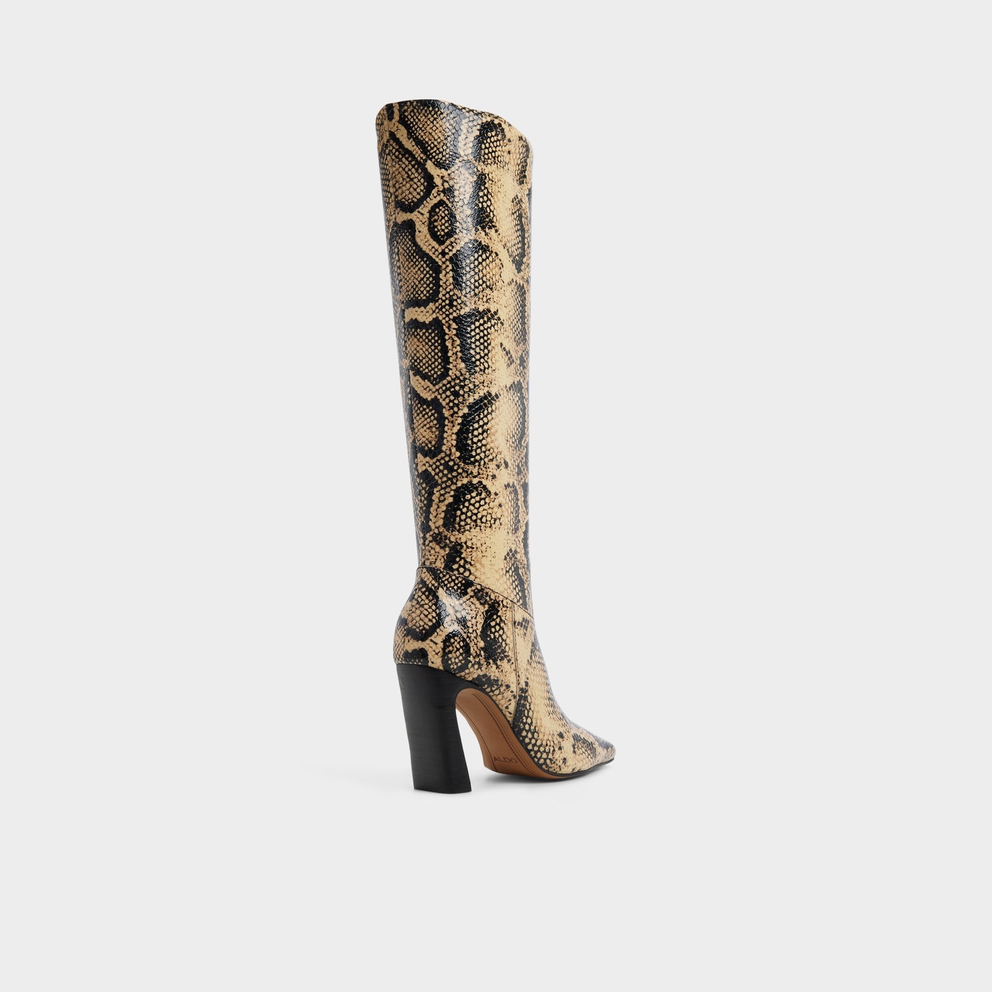 Aldo Vivienna in Brown Multi - Knee-high boot, Block heel