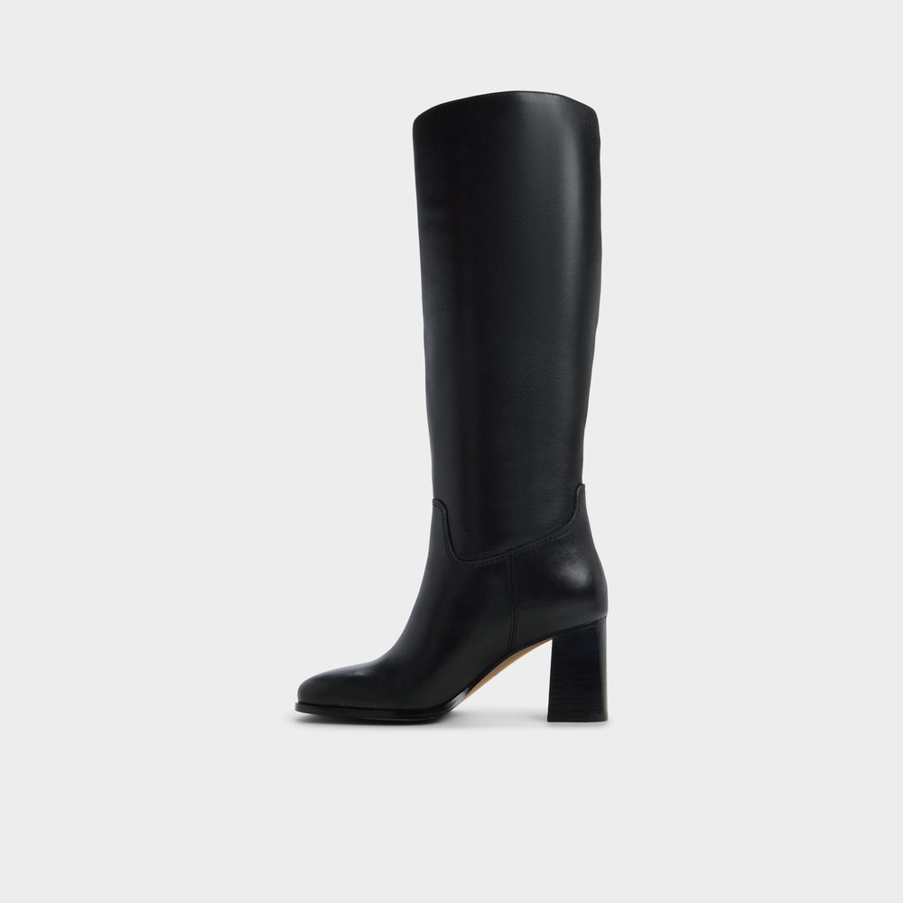 Aldo Elyze in Black - Knee-high boot, Block heel