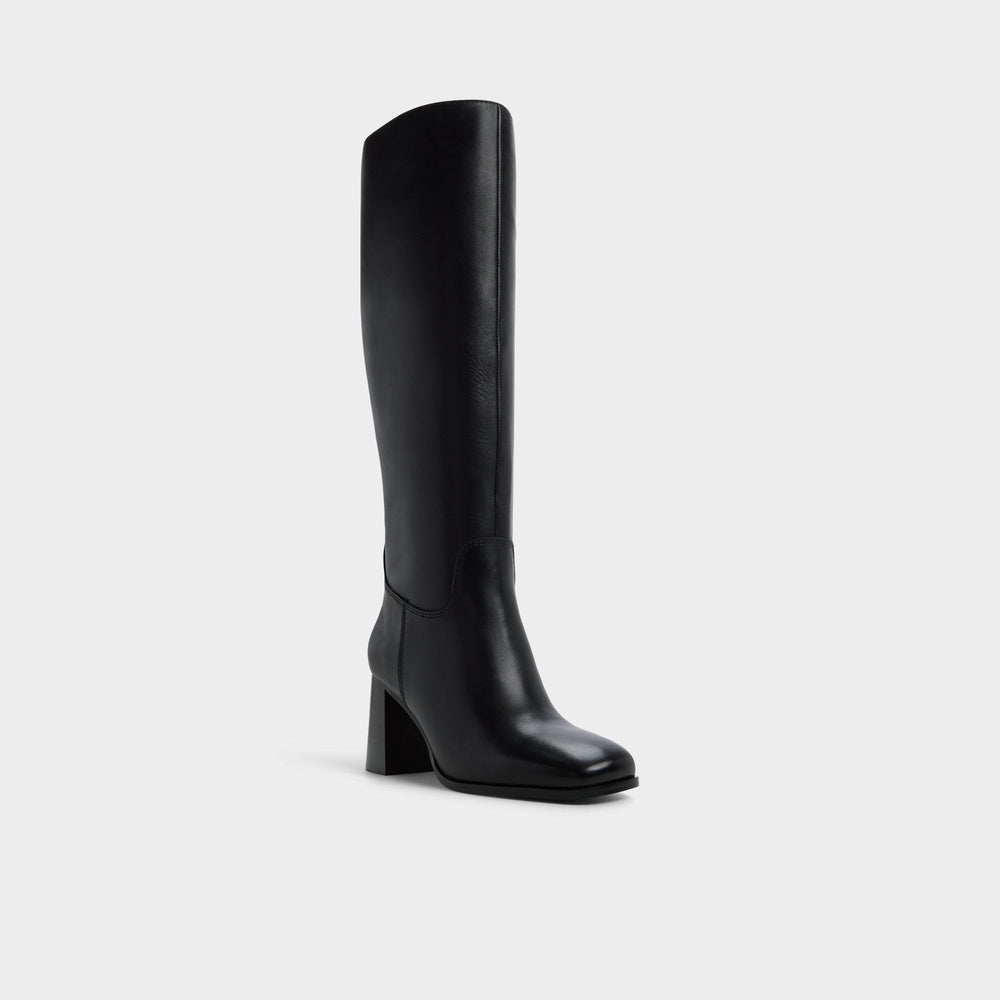 Aldo Elyze in Black - Knee-high boot, Block heel