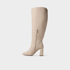 Aldo Helana in Wc Cream - Knee-high boot, Block heel