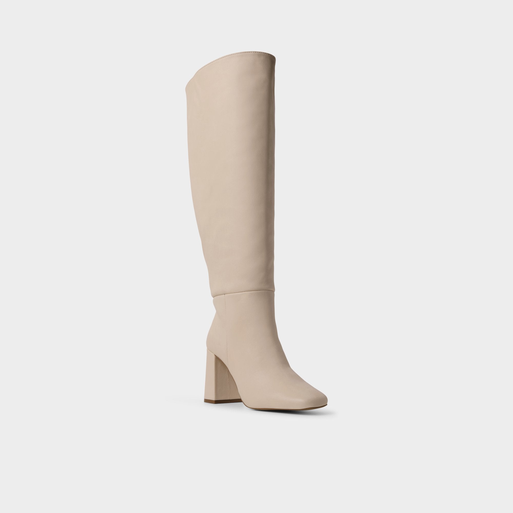 Aldo Helana in Wc Cream - Knee-high boot, Block heel