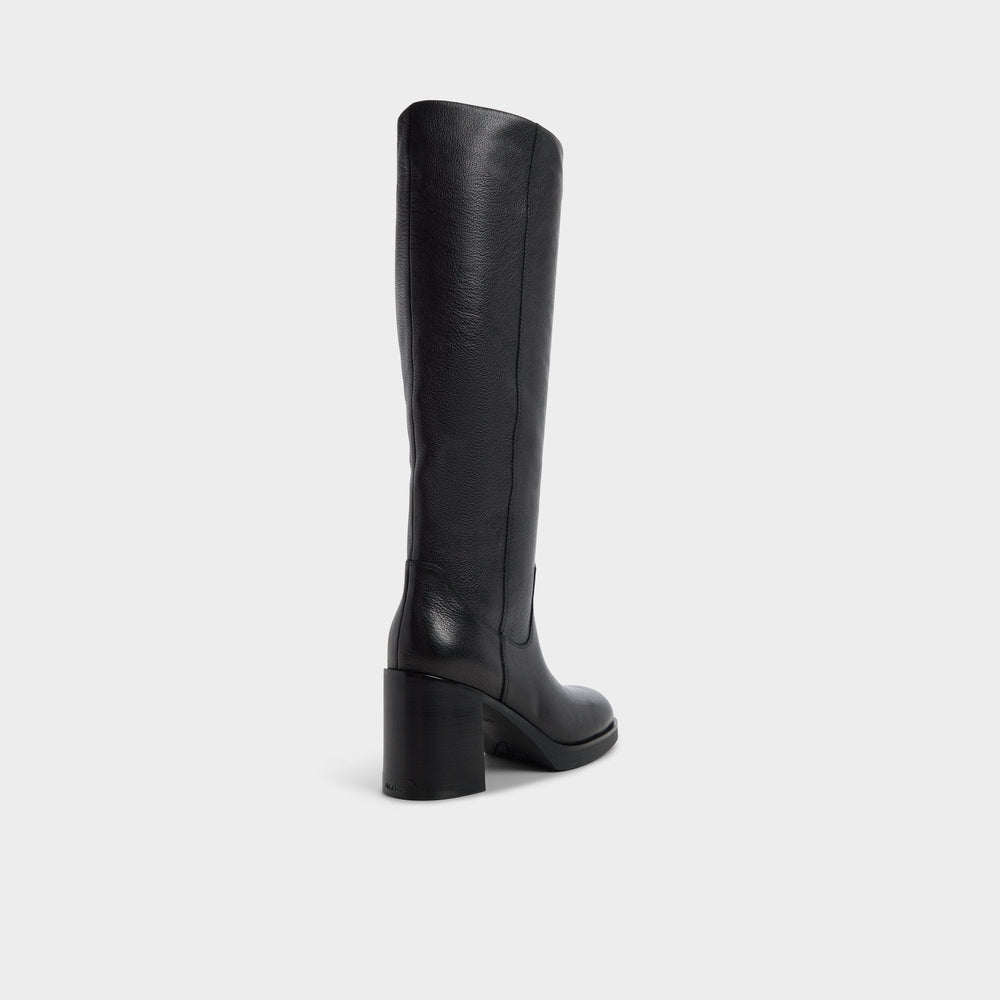 Aldo Juny in Black - Knee-high boot, Platform