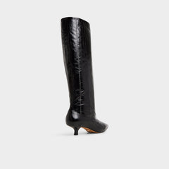 Aldo Everose in Black - Knee-high boot, Kitten heel