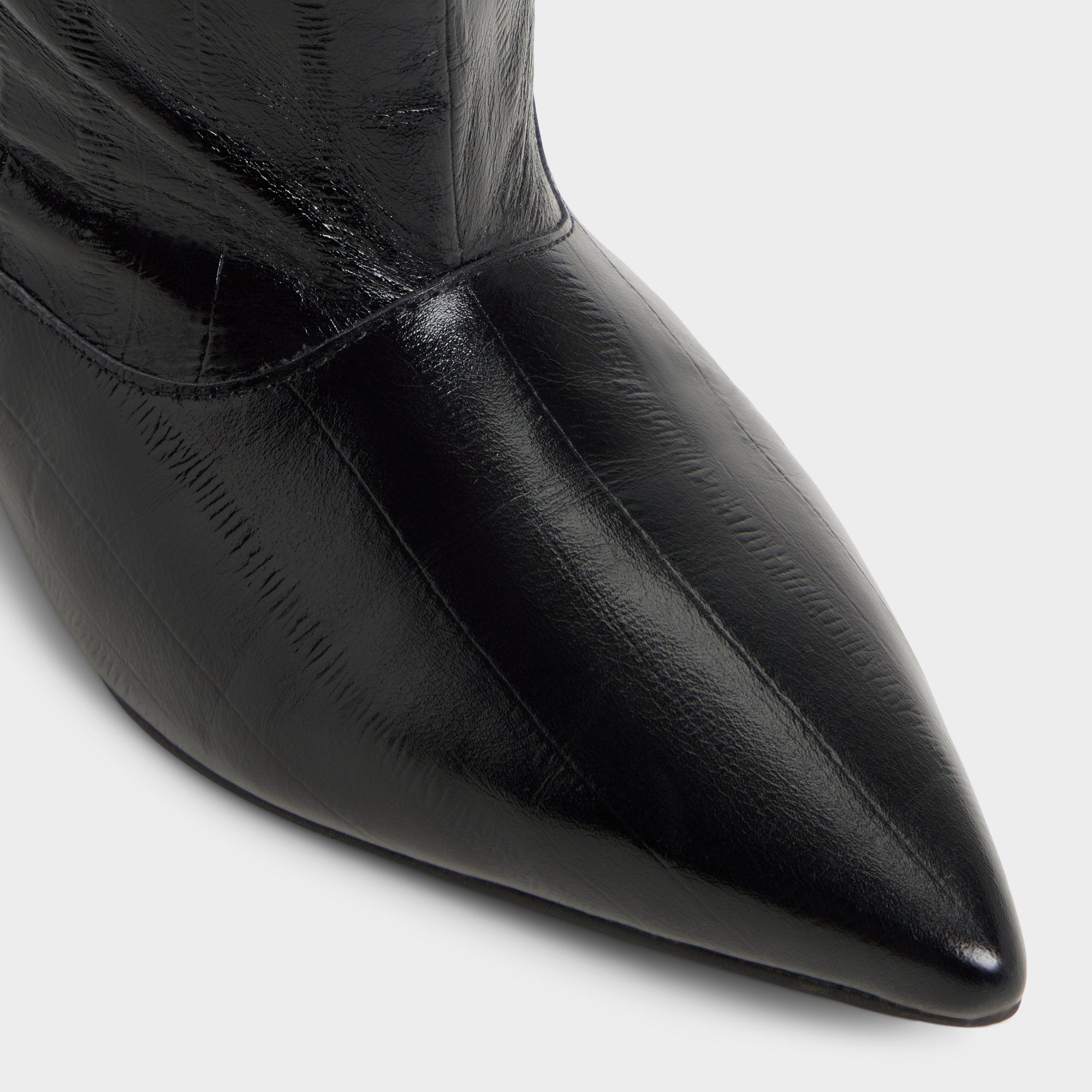 Aldo Everose in Black - Knee-high boot, Kitten heel