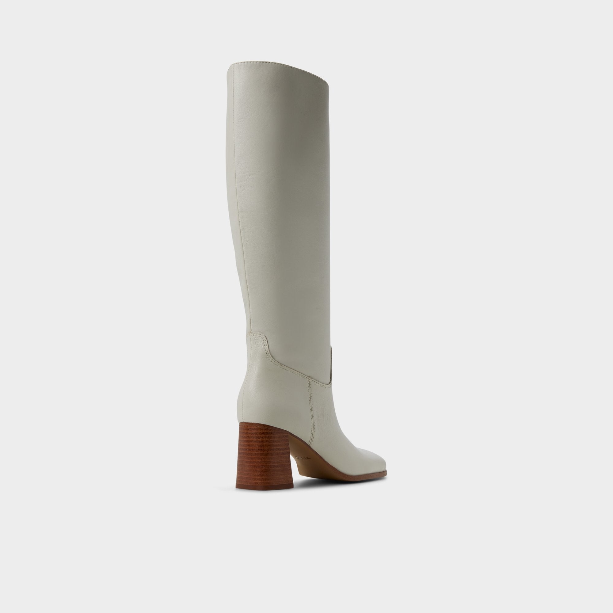 Aldo Elyze in White Bone - Knee-high boot, Block heel