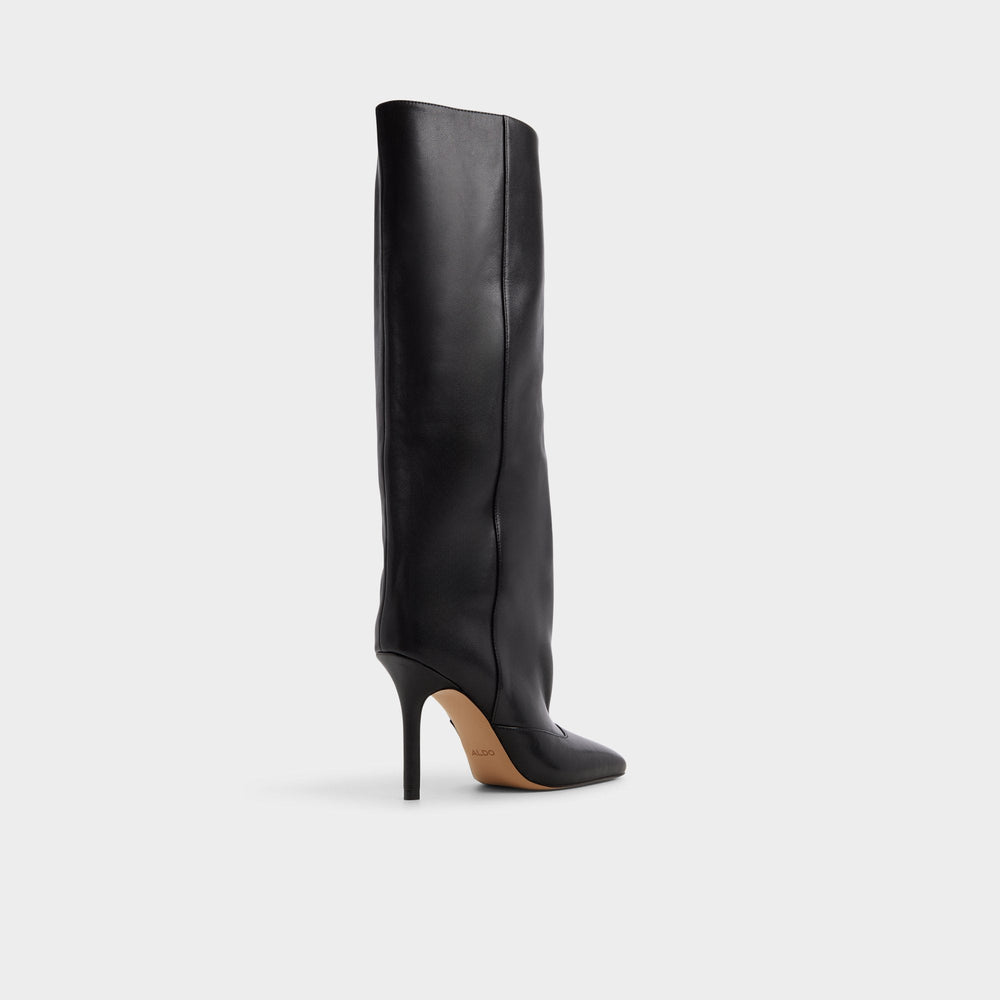 Aldo Aleena in Black - Knee-high boot, Stiletto heel