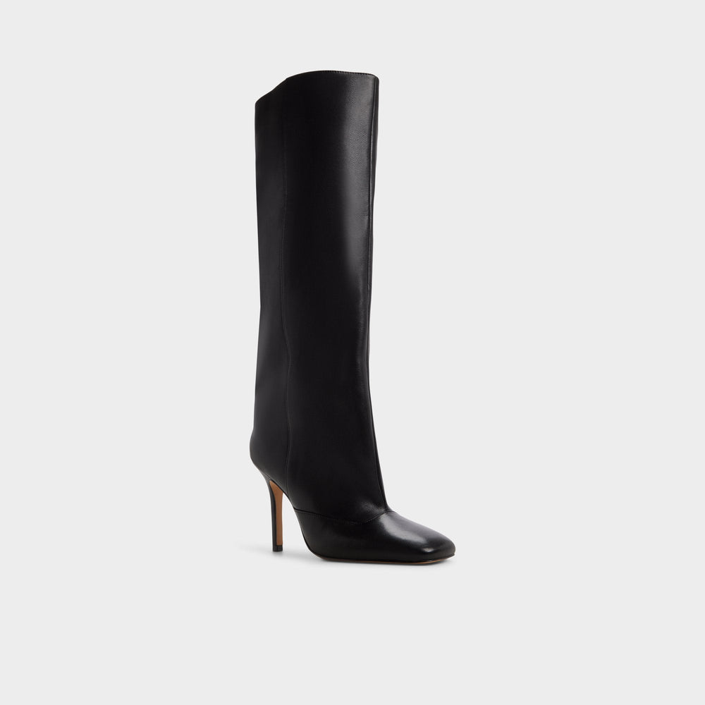 Aldo Aleena in Black - Knee-high boot, Stiletto heel