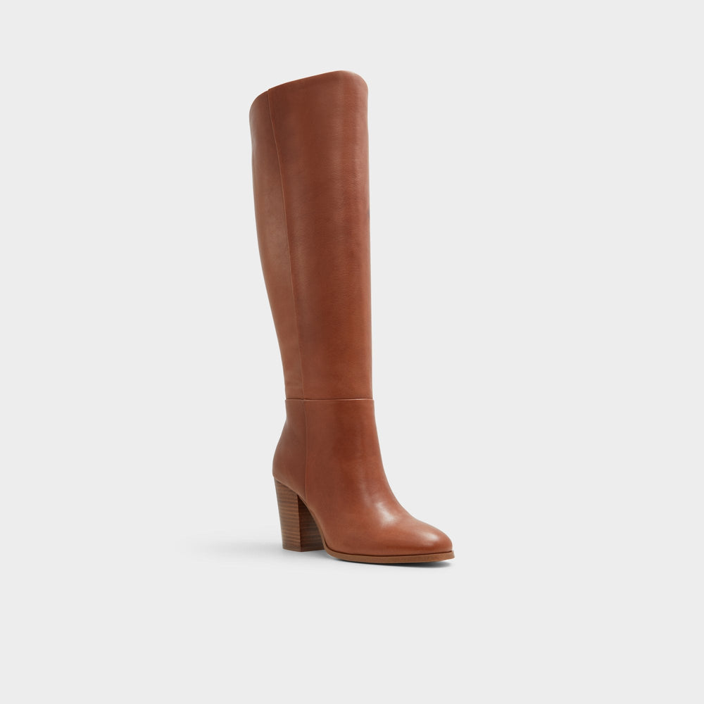 Aldo Belide Cognac Women's Tall Boots - Knee-high boot, Brown