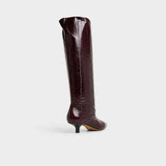 Aldo Everose in Bordo - Knee-high boot, Kitten heel