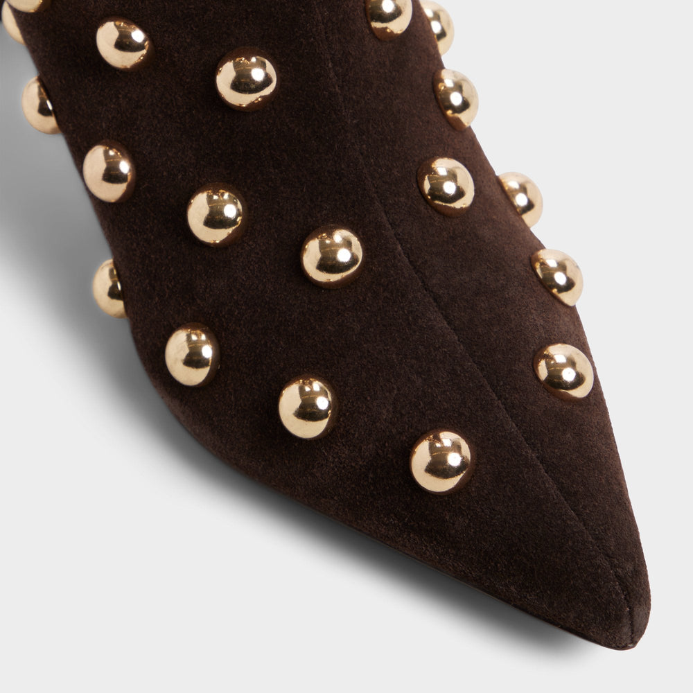 Aldo Selora in Medium Brown - Knee-high boot, Stiletto heel
