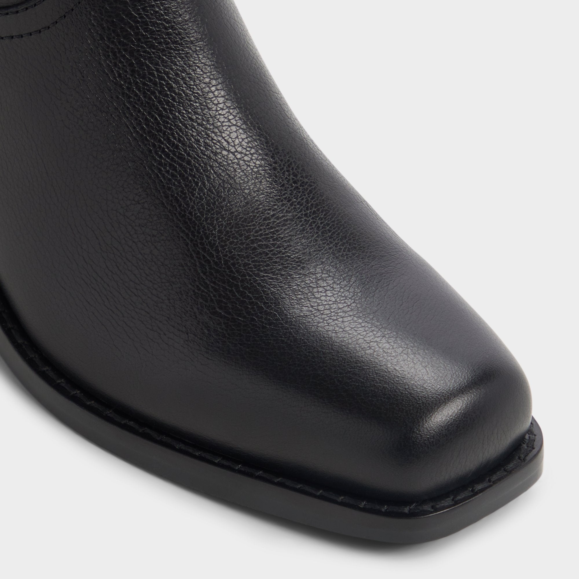 Aldo Emberlyn in Black - Knee-high western boot, Cup sole