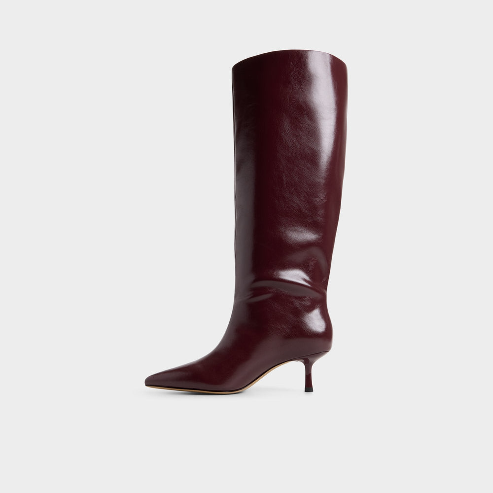Aldo Selora in Wc Burgundy - Knee-high boot, Stiletto heel