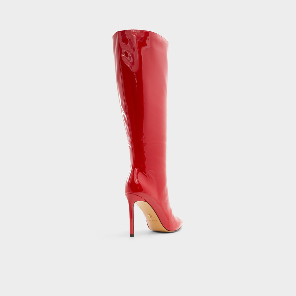 Aldo Agathea-wc Red Women's Tall Boots - Knee-high boot, Stiletto heel