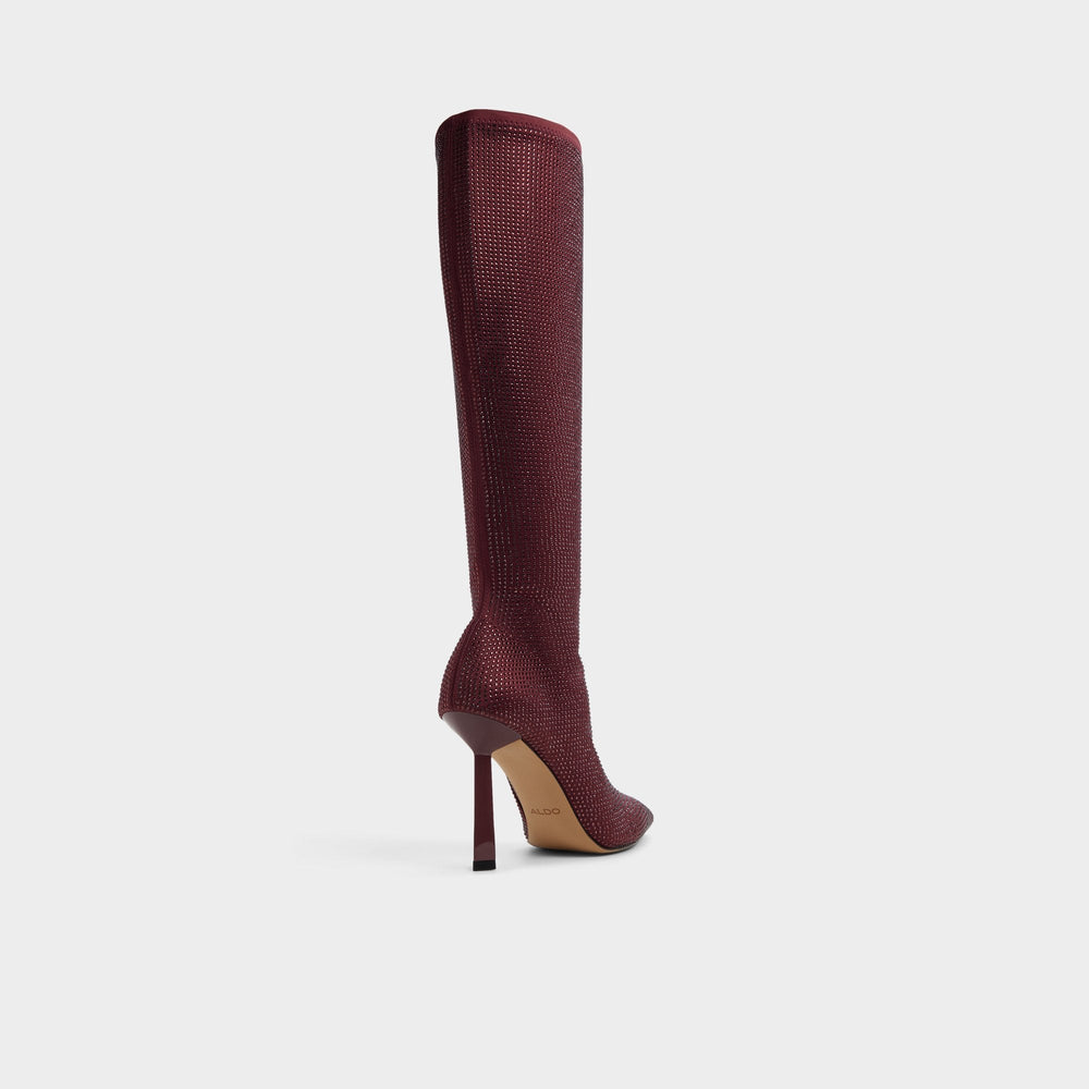 Aldo Innez in Bordo - Knee-high boot, Stiletto heel