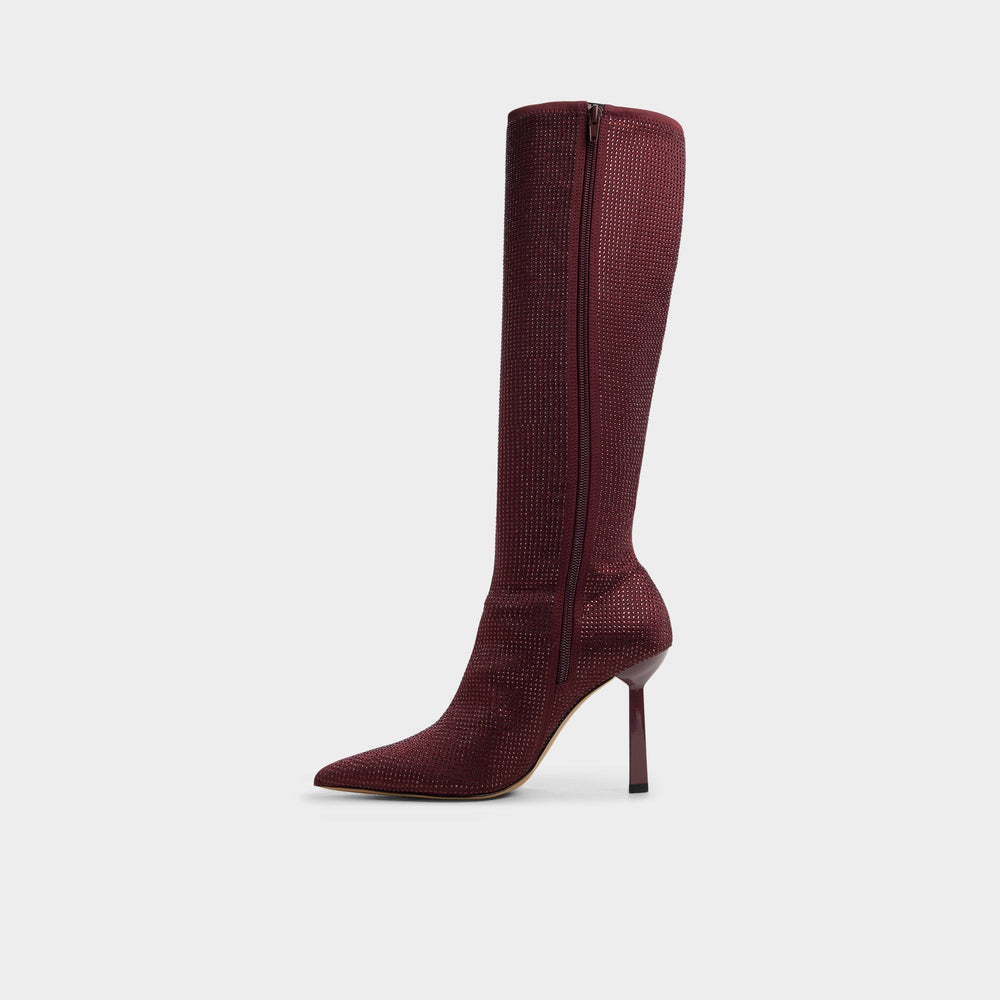 Aldo Innez in Bordo - Knee-high boot, Stiletto heel