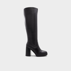 Aldo Equine Black Women's Tall Boots - Knee-high boot, Black