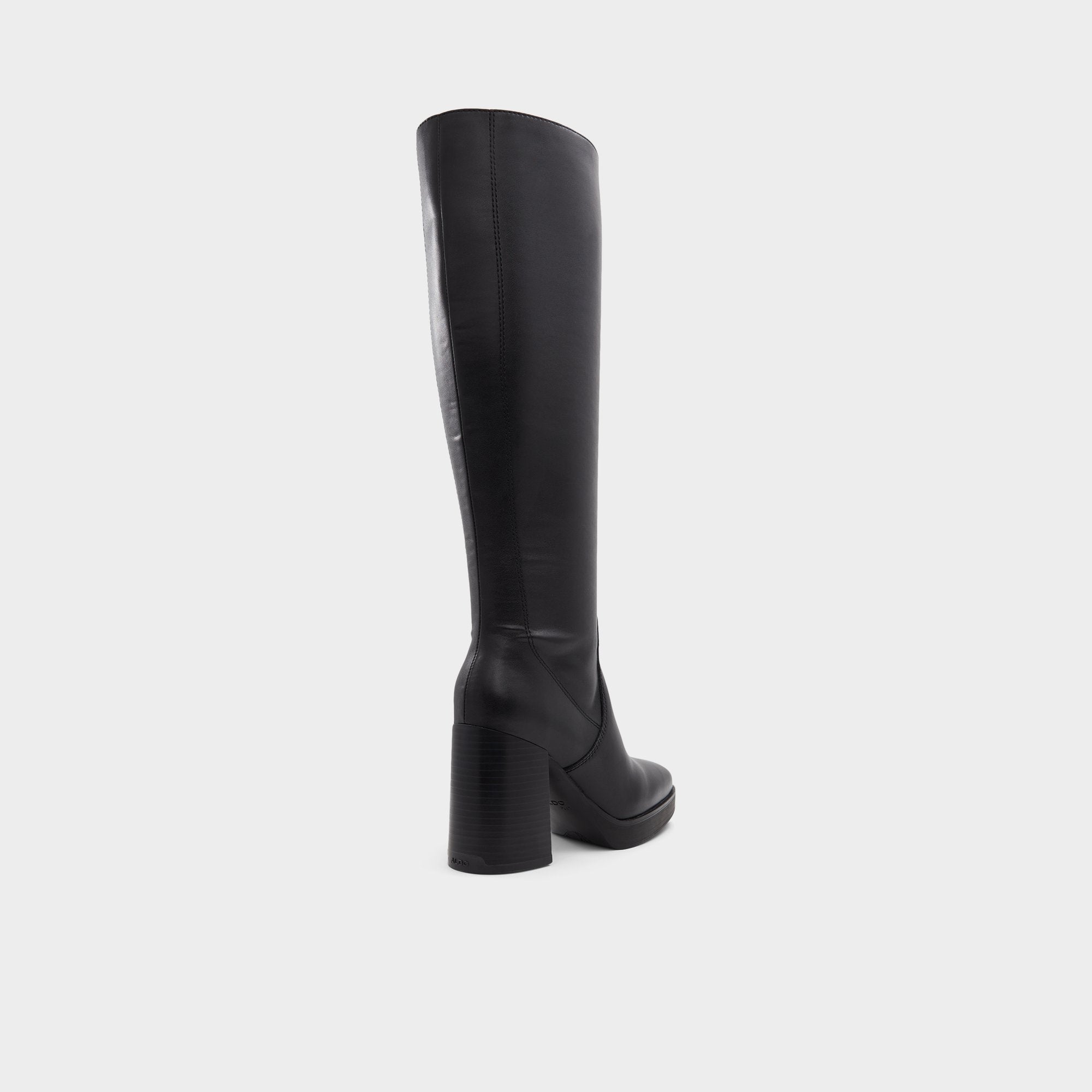 Aldo Equine Black Women's Tall Boots - Knee-high boot, Black