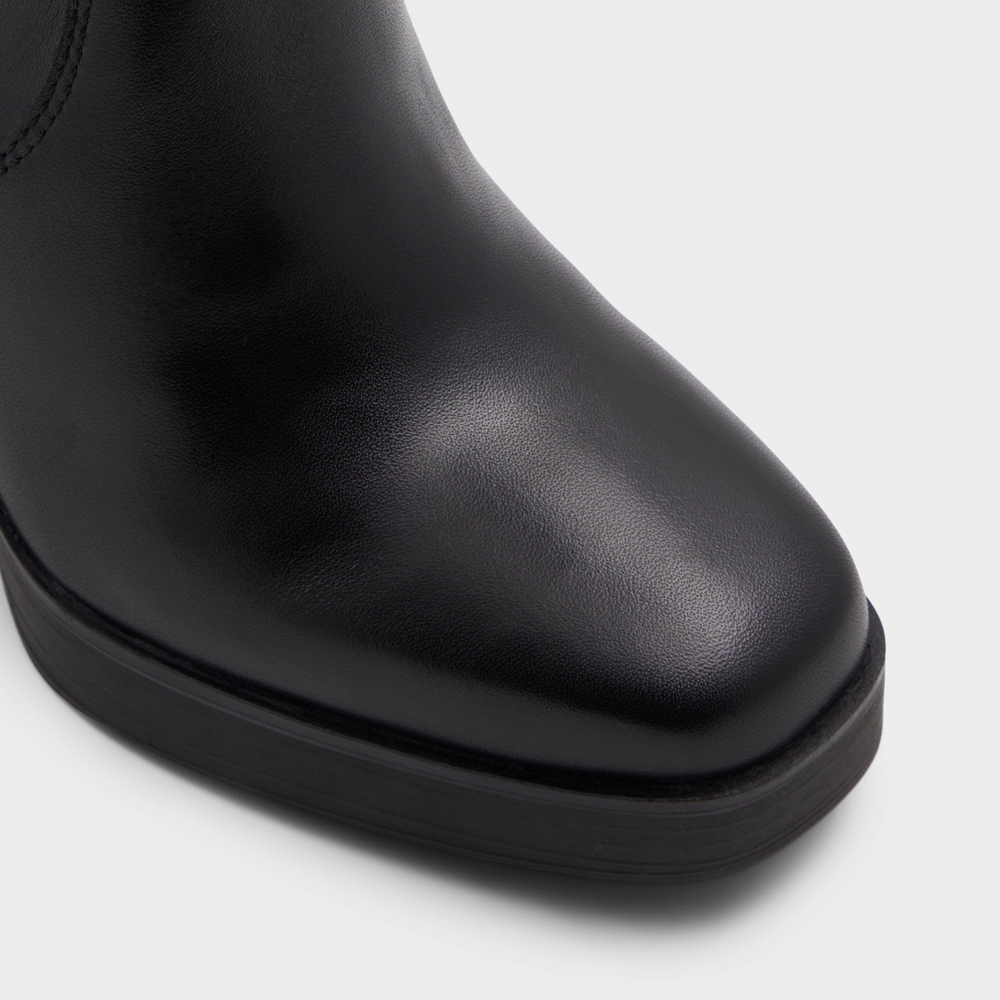 Aldo Equine Black Women's Tall Boots - Knee-high boot, Black