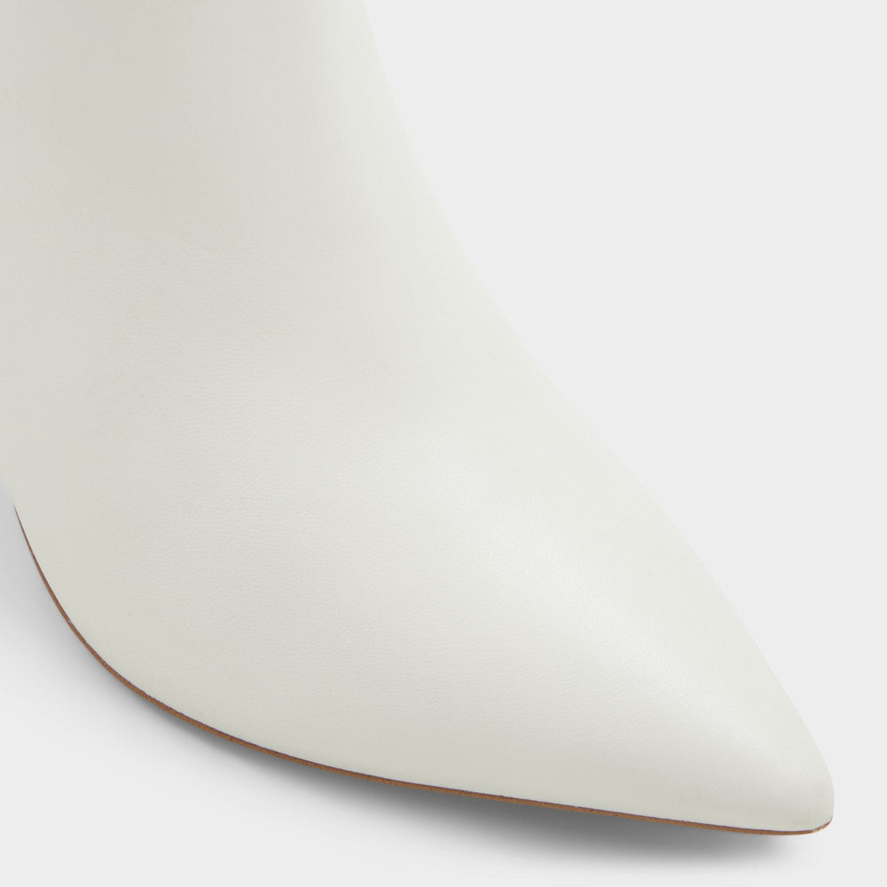 Aldo Laroche-wc White/Bone Women's Tall Boots - Knee-high boot, Stiletto heel