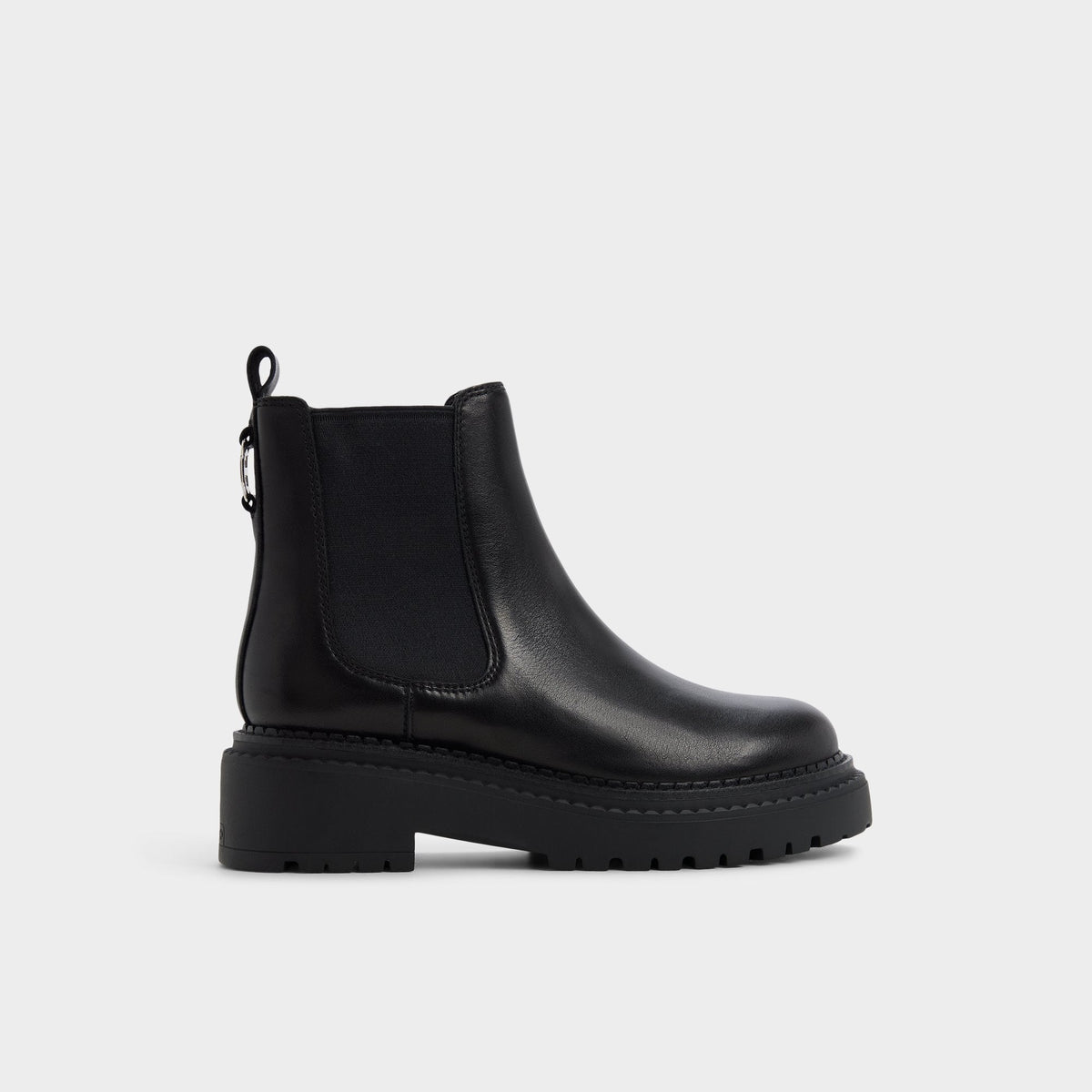 Aldo Bestina in Black - Chelsea boot, Lug sole