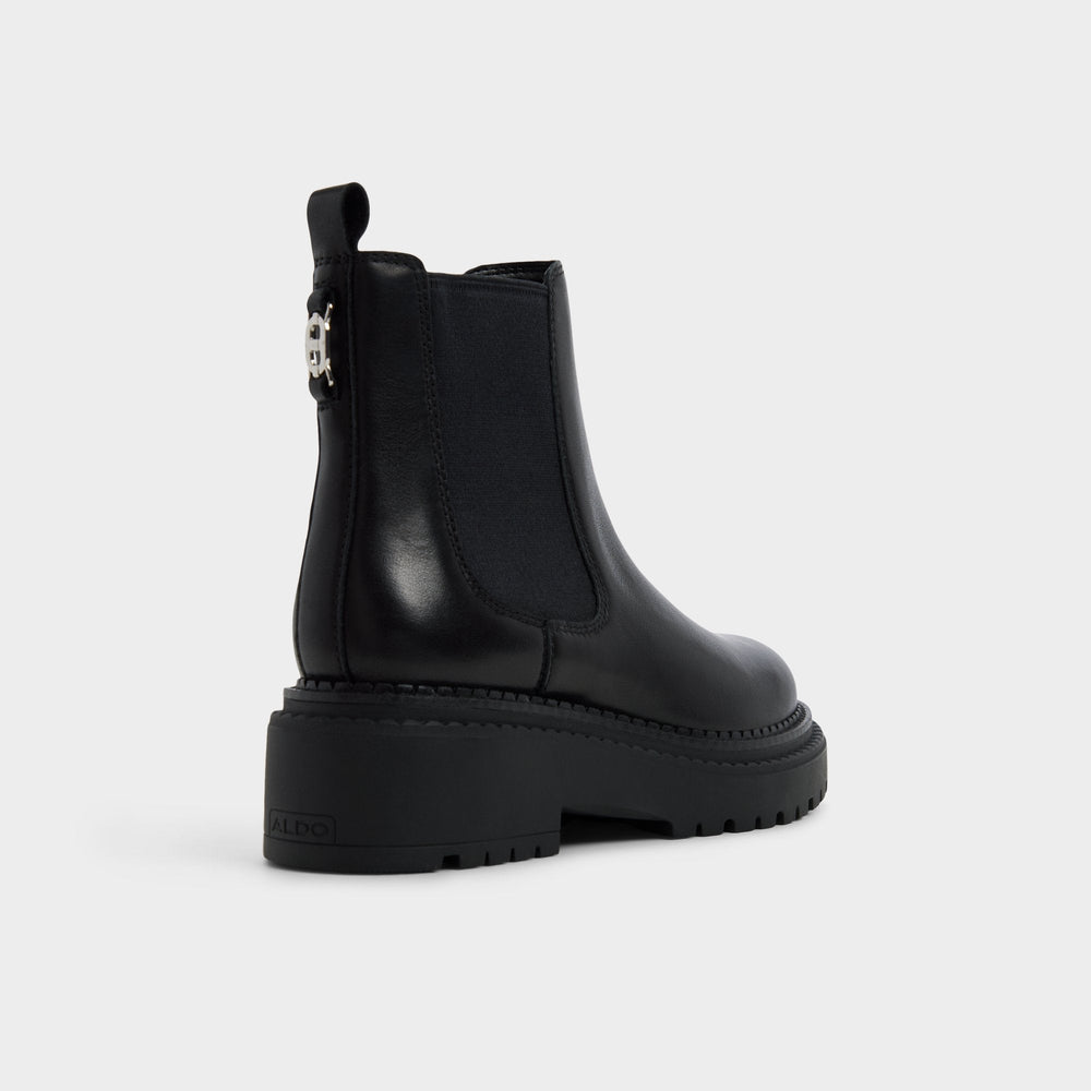 Aldo Bestina in Black - Chelsea boot, Lug sole