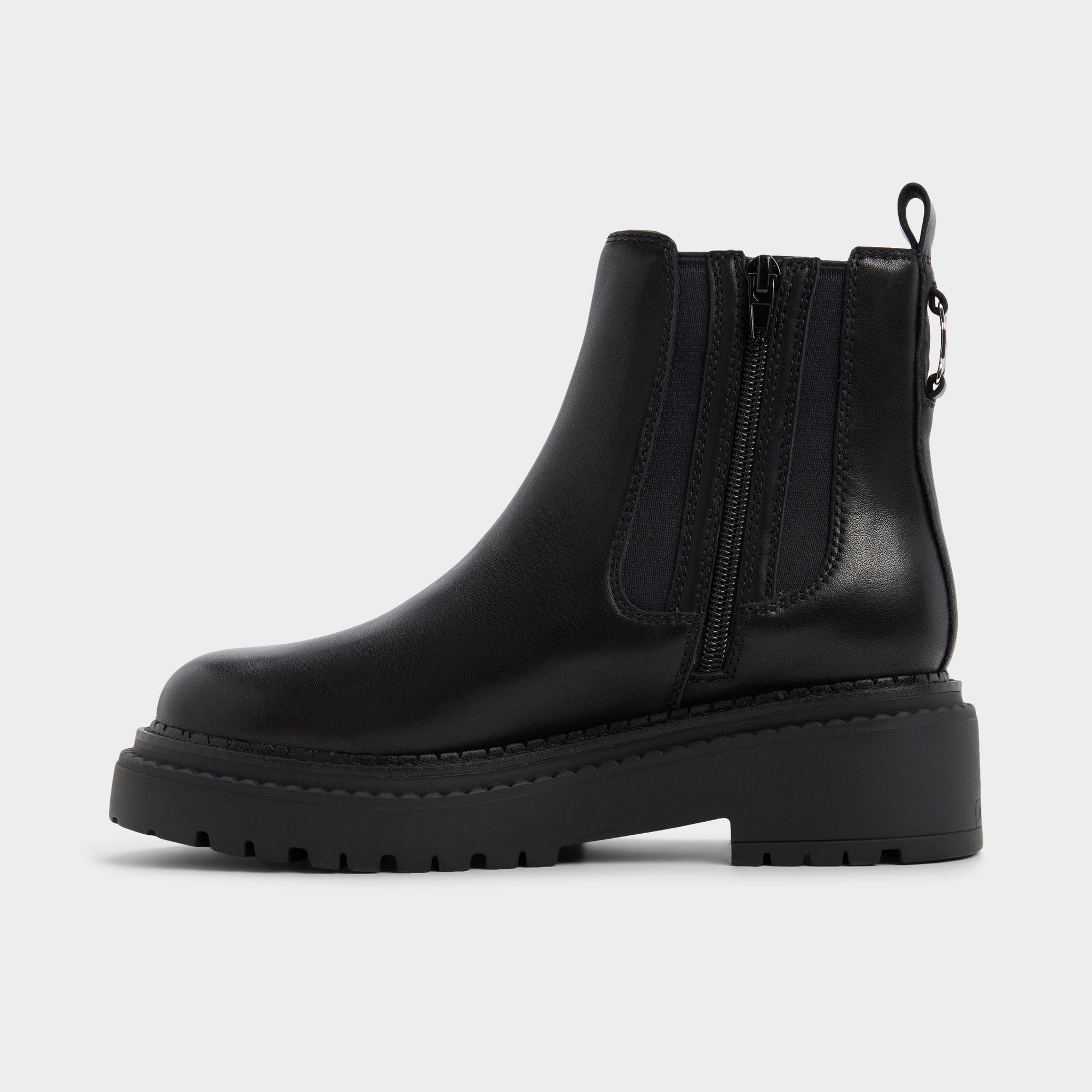 Aldo Bestina in Black - Chelsea boot, Lug sole