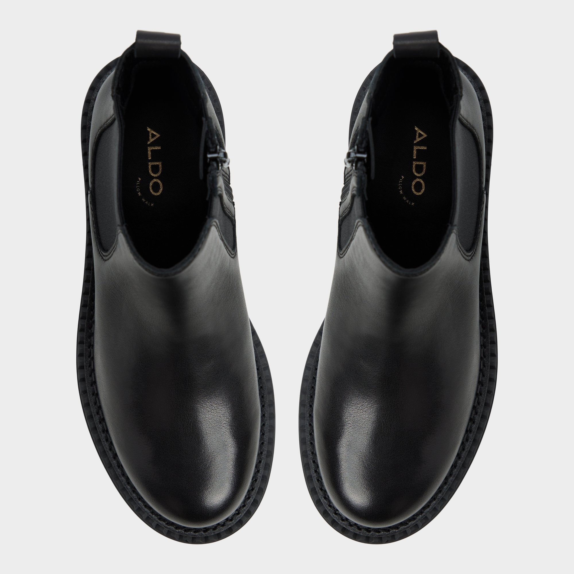 Aldo Bestina in Black - Chelsea boot, Lug sole