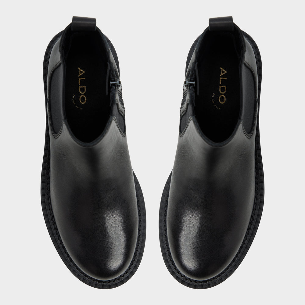 Aldo Bestina in Black - Chelsea boot, Lug sole