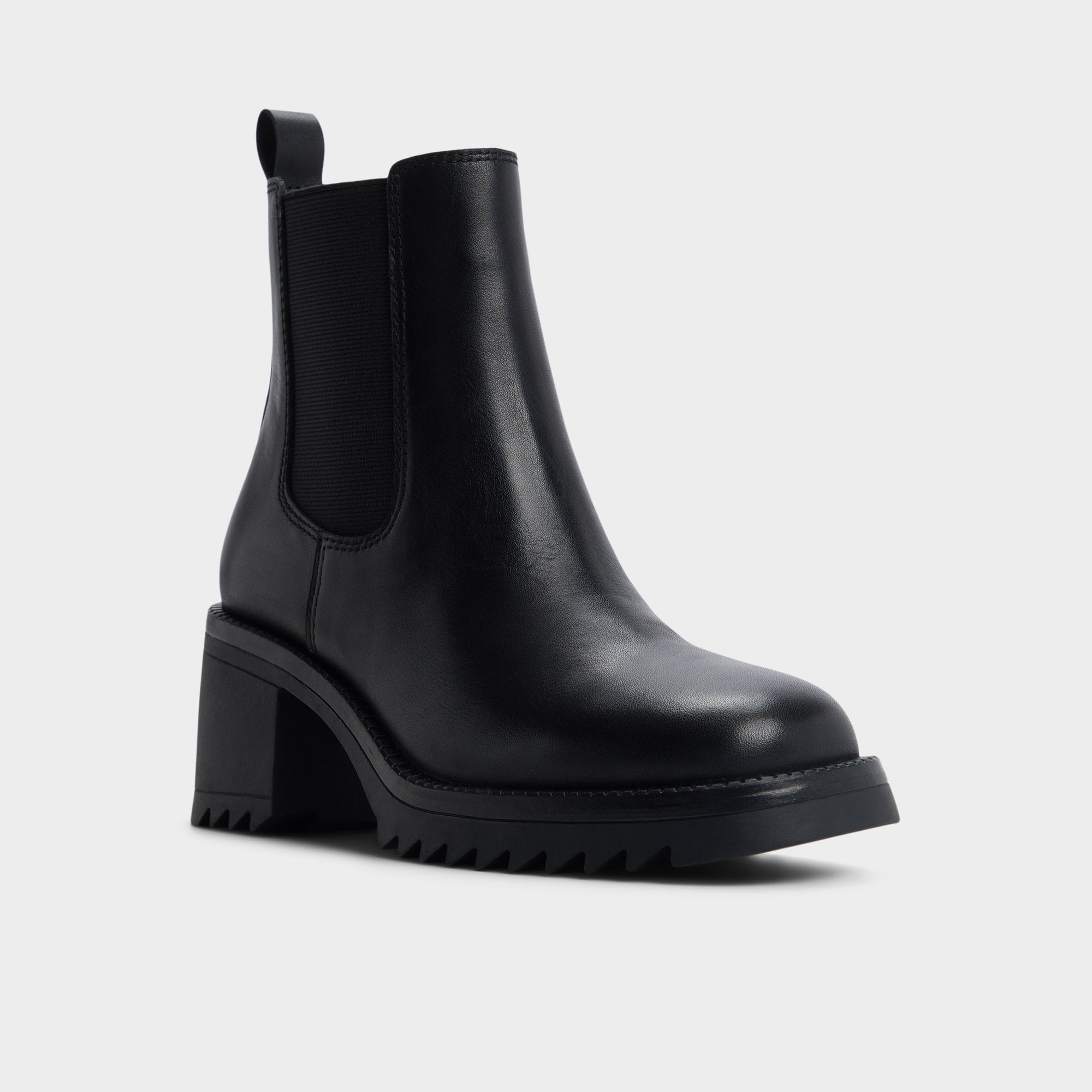 Aldo Anneliese in Black - Chelsea boot, Lug sole
